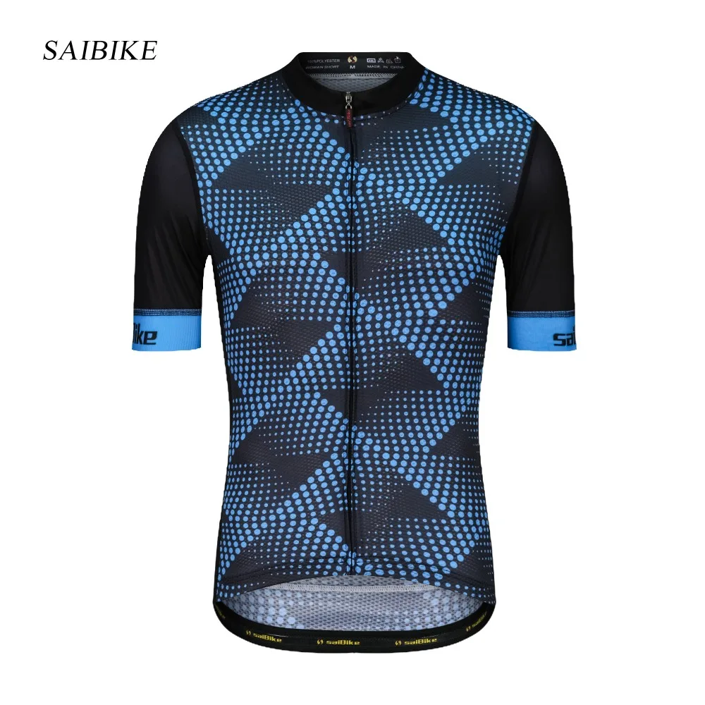 Saibike Велоспорт Джерси короткий рукав Летняя мужская рубашка одежда для велосипеда гоночные топы велосипед дышащая велосипедная одежда