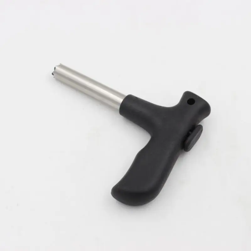Kitchen Accessories Hot New Useful Durable Stainless Steel Coconut Opener Opening Driller Cut Knife Hole +Cleaning Stick JF
