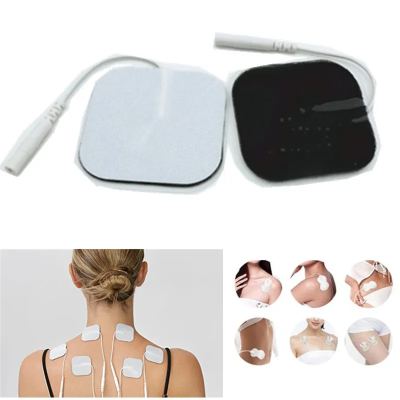 

20pcs/lot 5*5CM 2MM Pin Electrode Pads Tens Electrodes for Tens Digital Therapy Machine Massager Electro Nerve Stimulator