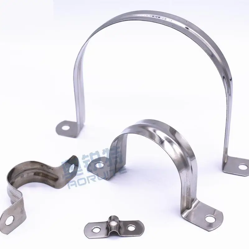 

ID 5/8/10/12/14/16/20/25/27/32/35/40/50/60/70-110 201 Stainless Steel Pipe Clamp Fixed Pipe Support Riding Horse Clasp Hoop Omka