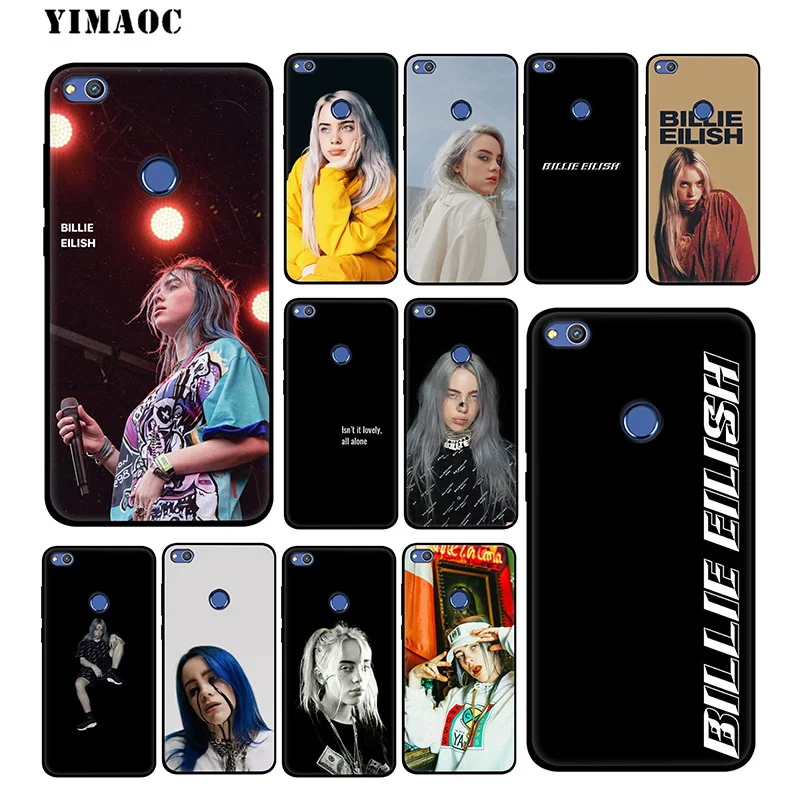 Мягкий чехол YIMAOC Billie Eilish для huawei mate 20 10 P30 P20 Pro P10 P9 P Smart Z 2019 и Nova 3 3i Lite |
