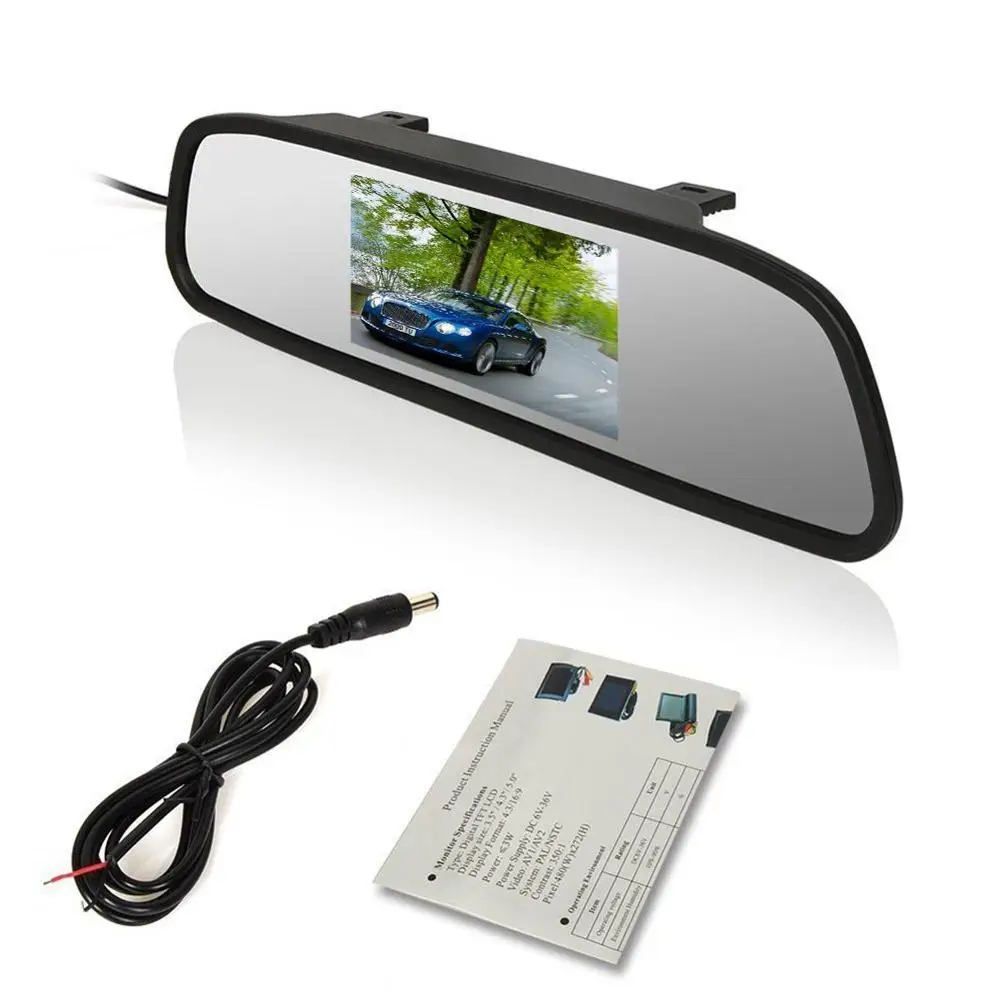 4.3'' HD rear view mirror car Rearview DVD Mirror Monitor screen for