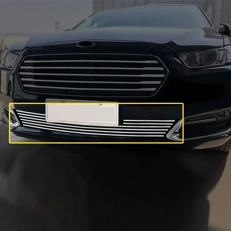 

Auto Chromium Decorative Automovil Grille Exterior High-grade Car Styling Accessories Covers Trim 15 16 17 FOR Ford Taurus