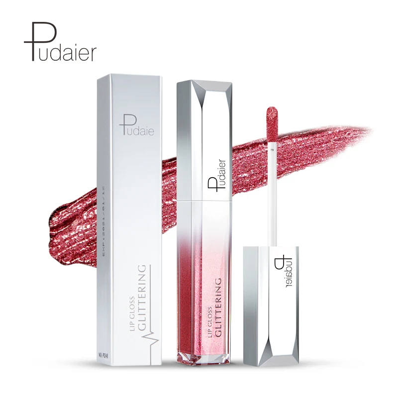 

18PCS/SET Pudaier New Arrival Pearl Diamond Lip Gloss Moisturizing Lip Glaze Future Series Starry Glitter Lip Gloss Lipstick