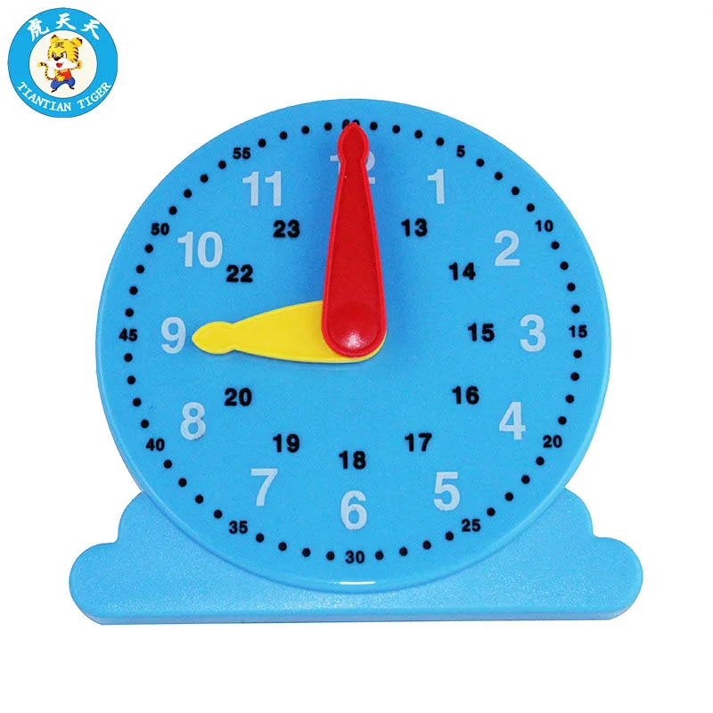 Montessori bébé enfants jouets éducation précoce horloge Cognitive temps apprentissage fournitures d'enseignement