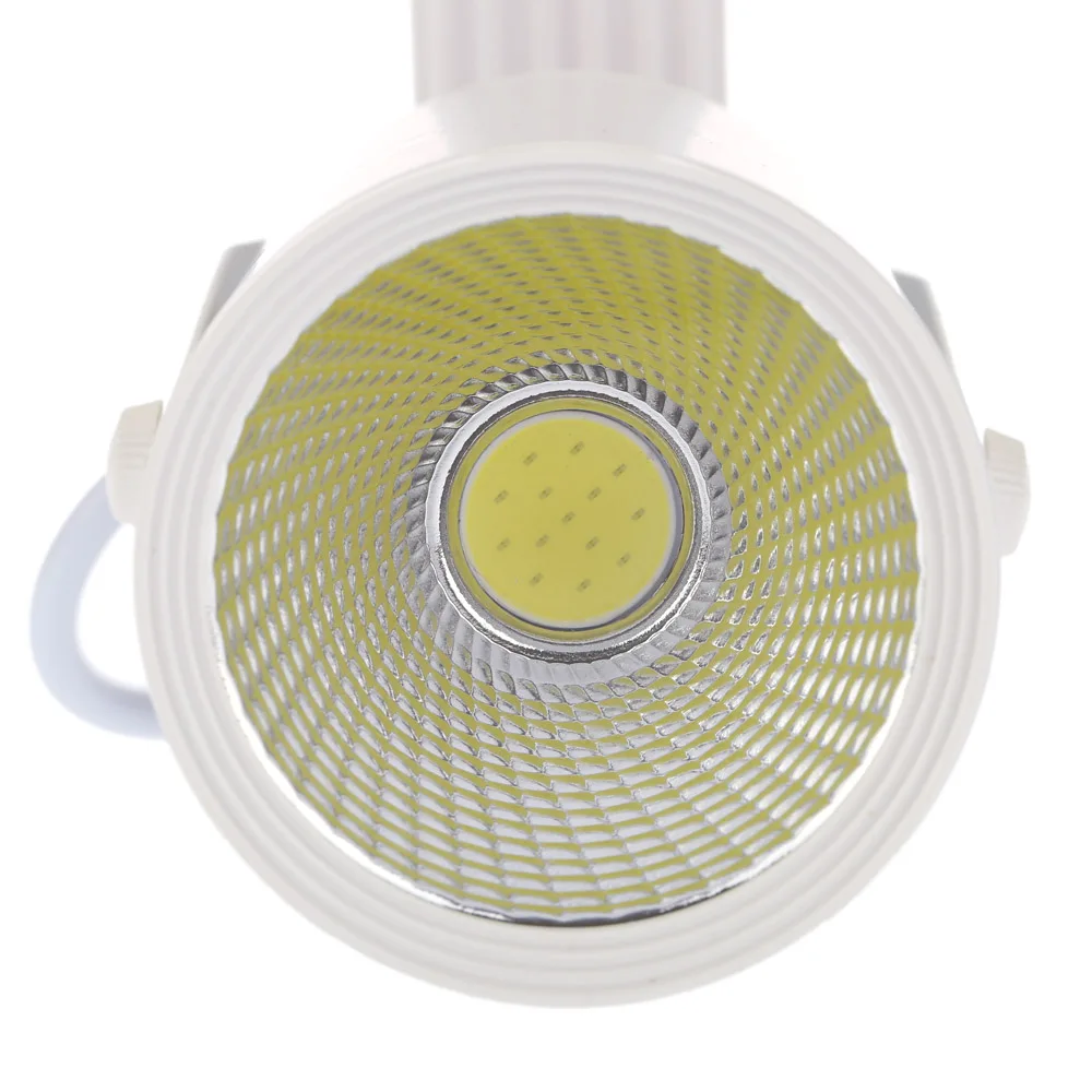 Удара 7 Вт свет следа AC110-240V Регулируемые светильники розничная продажа спот-бра Rail Открытый Прожекторы заменить галогенные Лампы для