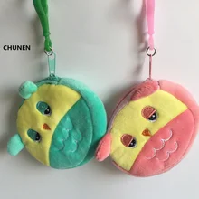 2 цвета, плюшевый Кошелек Сова-милый мини 8 см плюшевый игрушечный кошелек, детский крючок для ключей подвесные плюшевые игрушки подарок плюшевый Кошелек