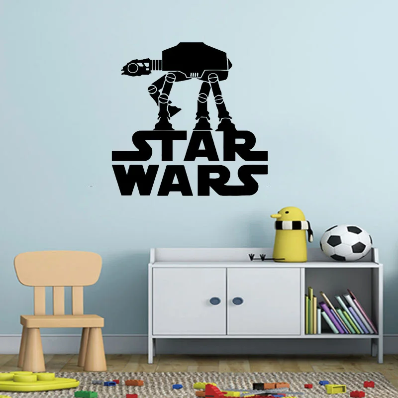 Buy AT AT Walker Vinyl Wall Decals Star Wars Logo Art