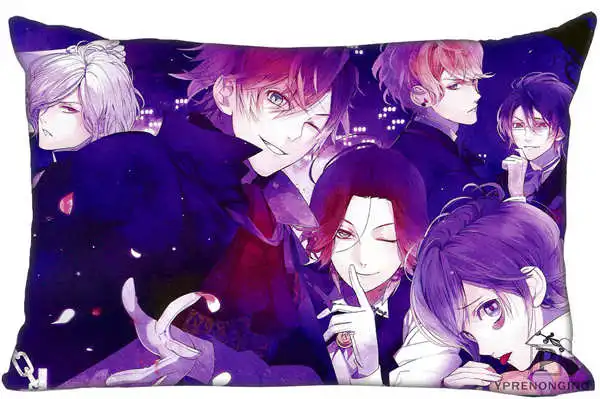 На заказ Diabolik. Lovers. Привидениями. Темные прямоугольные Наволочки на молнии Наволочки 35x45,40x60 см(односторонний принт) 180516-15 - Цвет: Rectangle Pillowcase