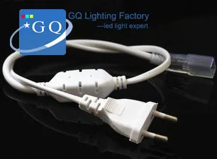 5730 Светодиодная штепсельная вилка лента ribbon100V 220В 230В 240В 60leds/m водонепроницаемый