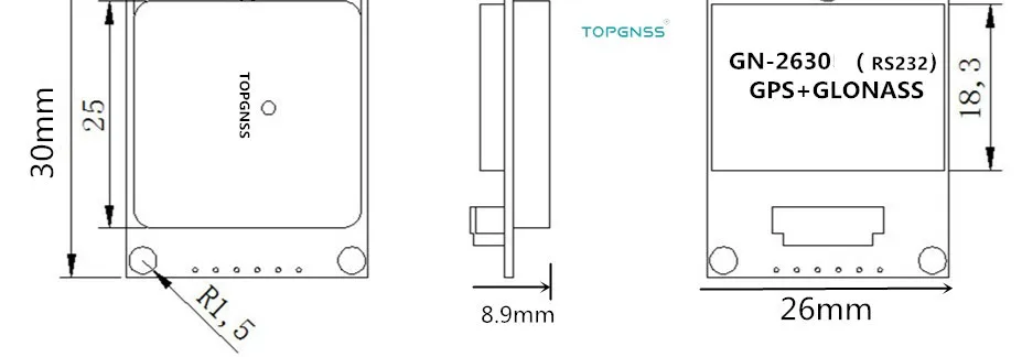 RS232 GNSS MODULE