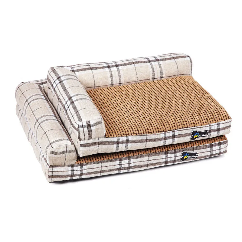 

Ultimate All Seasons Couch Style Headrest Edition Pillow Top Orthopedic Pet Bed for Dogs and Cats