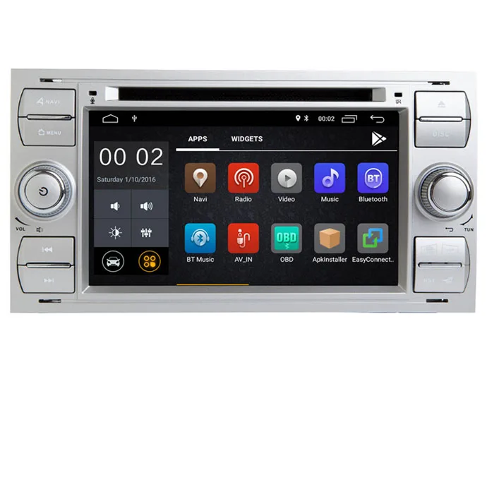 

7" IPS Android 9.0 Car dvd player for Ford kuga Transit Focus Radio Wifi 3G Bluetooth SD OBD Mirror Link Steering wheel Control