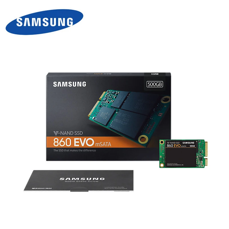 SAMSUNG Msata 860 EVO 250g 500g 1 ТБ Внутренний твердотельный накопитель(SSD) 500 Гб для настольного компьютера ноутбука MLC disco duro interno