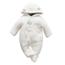 Newborn baby clothes bear onesie baby girl boy rompers hooded plush jumpsuit winter overalls for kids roupa menina цена Newborn baby clothes bear onesie baby girl boy rompers hooded plush jumpsuit winter overalls for kids roupa menina цены онлайн