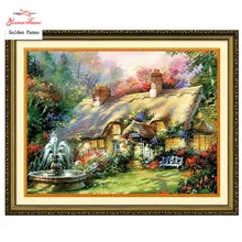 Needlework,DIY DMC Cross stitch,Sets For Embroidery kits,country house pattern Counted Cross-Stitching,factory direct sale mnls diy dmc 3d cross stitching 0088