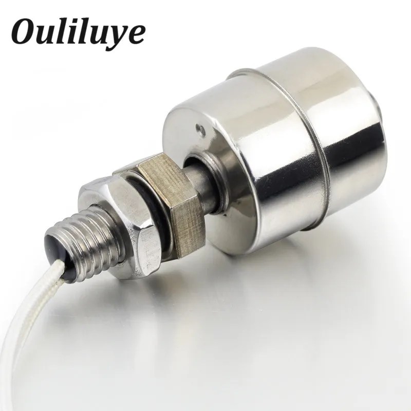 

Stainless Vertical Liquid Water Level Sensor Controller Internal Float Sensor Switch 45mm Line Automatic Pump Controller Tank