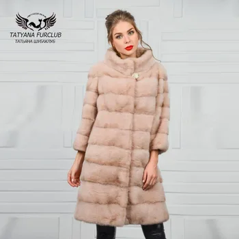 

Tatyana Furclub Luxury Imported Mink Fur Coat With Collar,Rich Natural Mink Fur Coat Female Jacket,Winter Women's Mink Fur Coat