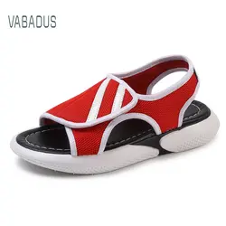 VABADUS/летние женские пляжные сандалии для удобной ходьбы спортивные сандалии из дышащего сетчатого материала на липучке NLX004