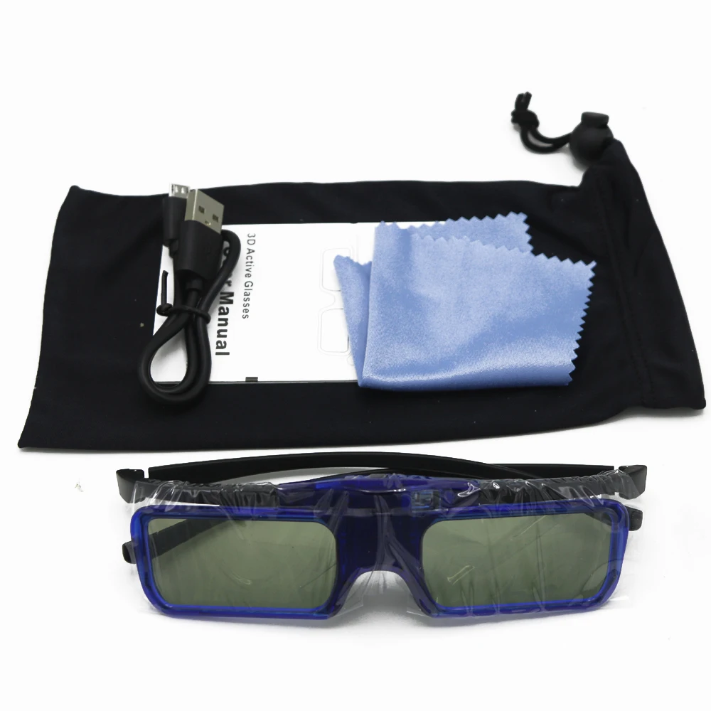 

4pcs Children 3D Glasses Active Shutter Rechargeable For Xgimi H1S/Z5/Z4X Jmgo G3/X1/S1 BenQ Acer Optoma & DLP LINK Projector