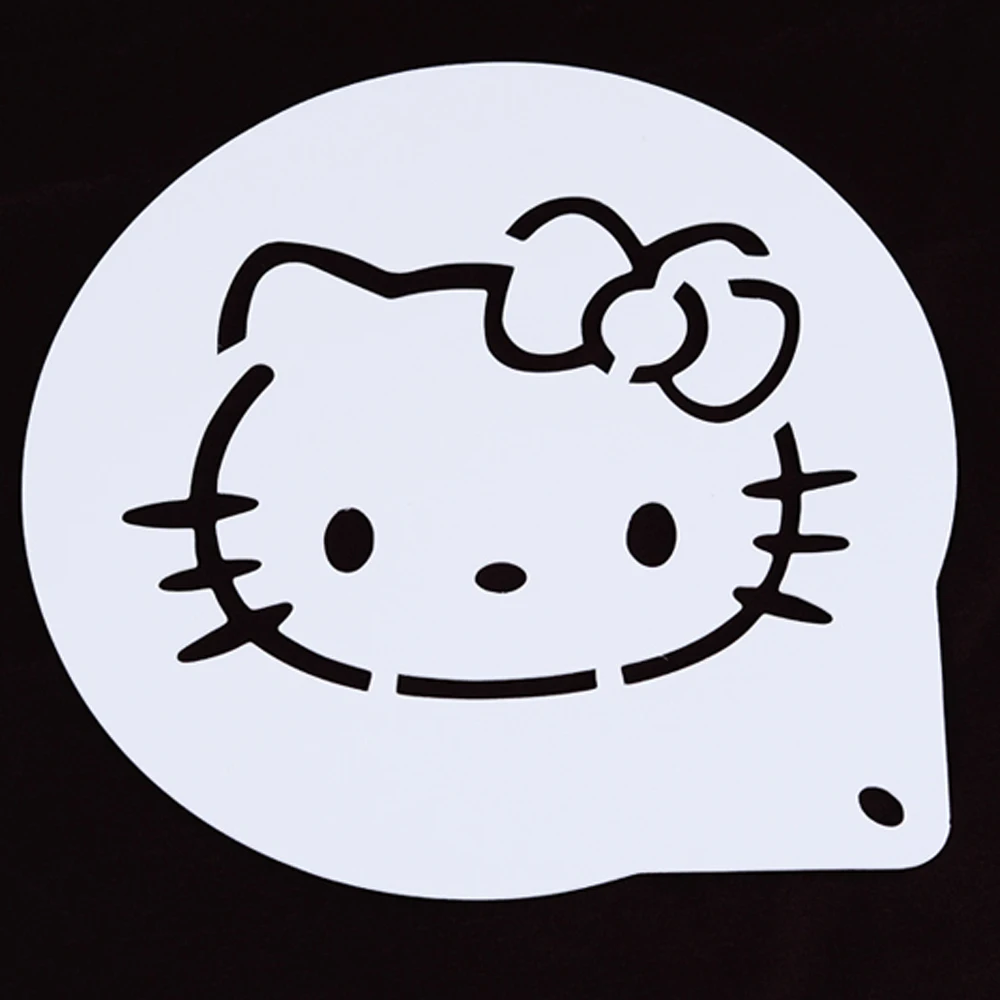 Plastik Hello Kitty Kue Dekorasi Supply Cupcake Template Kopi Plastik Hello Kitty Kue Dekorasi Supply Cupcake Template Kopi