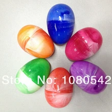 marbelize цвет Пластик яйцо пасхальное яйцо для подарка 6x4 см 12 шт./лот