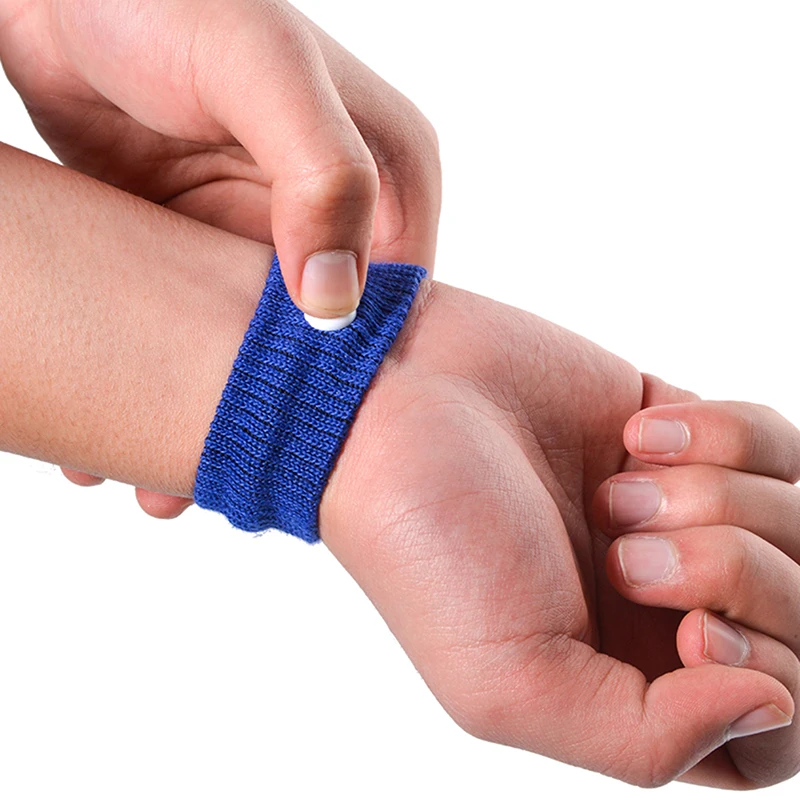 

1 Pair Anti Nausea Waist Support Sports Cuffs Safety Wristbands Carsickness Seasick Anti Motion Sickness Wrist Bands