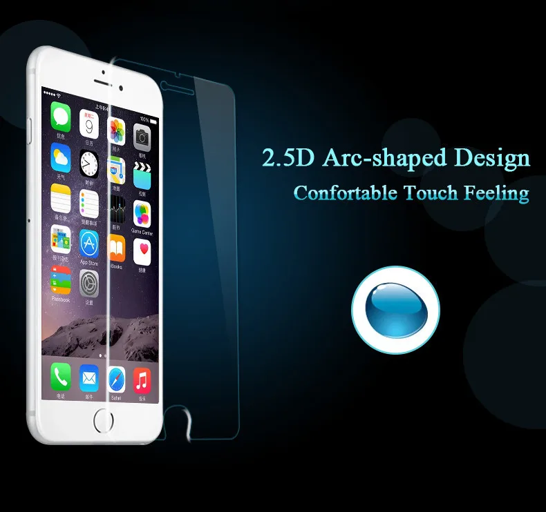 

2PCS Screen Protector For Glass Apple iphone 6 Tempered Glass For Apple iphone 6 Glass 4.7 Phone Film For iphone 6 6S WolfRule