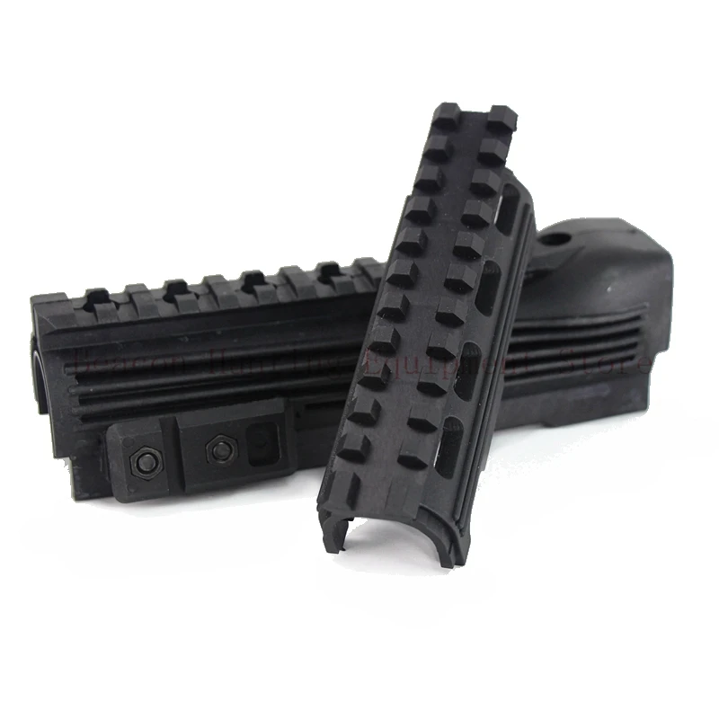 Airsoft gear Shoot AK 47 Strikeforce полимер Handguard верхний нижний Пикатинни Черный Тактический охотничий винтовочный Пистолет Аксессуары