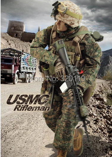 new arrival us marine rifleman 12inch 1 6 solider model action marines rifleman