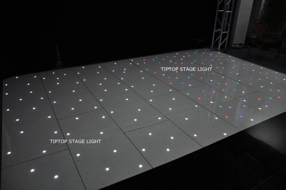 Дизайн в Великобритании 120 см x 60 см Светодиодная панель танцпола CE Rohs танцевальный напольный сценический светильник белая звезда Блестящий беспроводной пульт дистанционного управления