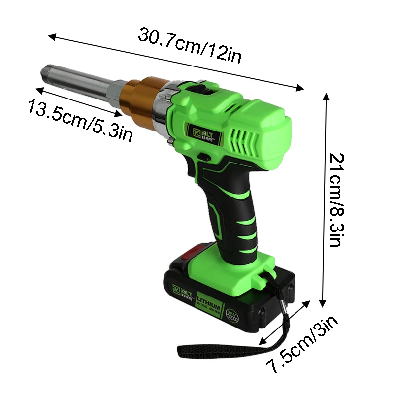 26 v портативный беспроводной электрический заклепочник аккумуляторная клепальщик батареи клепки инструмент тянуть инструмент для