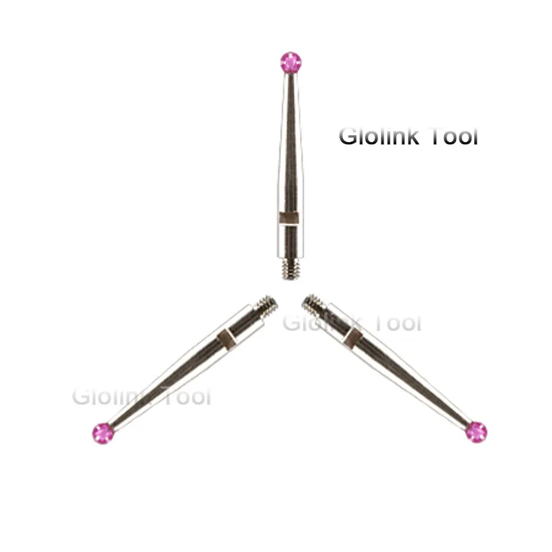 M1.4 M1.8 M2 резьба 2 мм Головка OD 15 мм 18 мм 36,5 мм длина Рубиновая головка штыревой Калибр микрометр наконечник рычаг циферблат тестовый Индикатор зонд