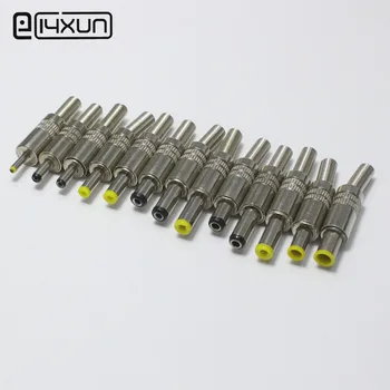 

100pcs DC Power Plug 5.5*2.5 5.5*2.1 4.8*1.7 4.0*1.7 3.5*1.35 3.5*1.1 2.5*0.7 5.0*3.0 6.5*4.4mm Audio Connector for OD5mm Cable