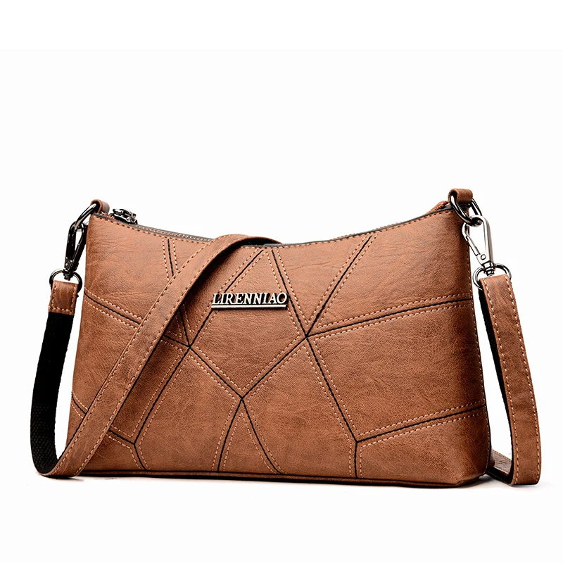 

2018 new leather women handbag luxury designer shoulder bag ladies tote purse crossbody bags for messenger bags sac main femme
