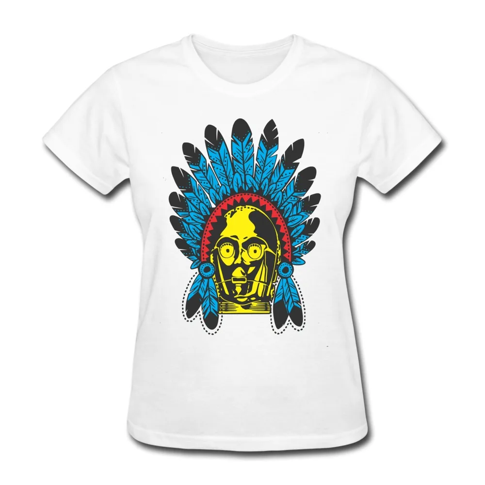 Low Price Solid Women's T-Shirt native c3po Make Own Women T Shirts | Женская одежда