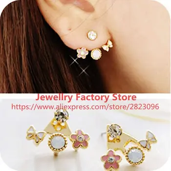 

400sets /lot Cute Plated Silver One Small Imitation Peal Stud Earrings Women Lady Fashion Jewelry Wholesale Luxury Earrings