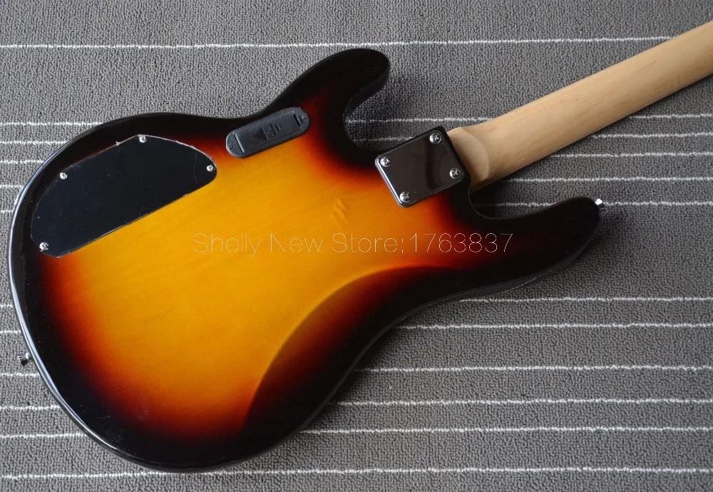 Shelly магазин фабрика на заказ sunburst MusicMan бас ската 4 струны табак электрический бас гитара музыкальный инструмент магазин