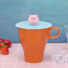 Анти-пыль всасывания подсолнух цветок силиконовая крышка чашки Уплотнение Крышка Чаша кофе кружка многофункциональная раковина крышка сливная пробка