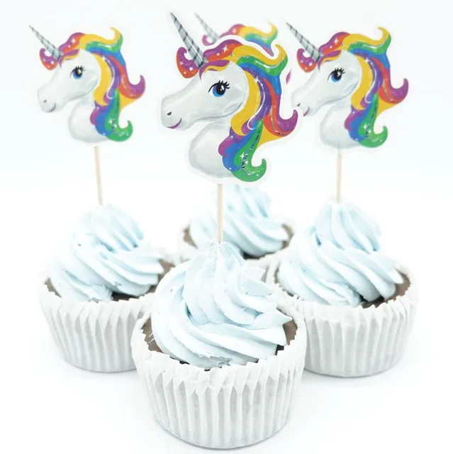 24pcs unicorn cupcake toppers picks for happy birthday party decorations christmas decorations for home cake toppers - Unicorn Christmas Decorations 24pcs unicorn cupcake toppers picks for happy birthday party decorations christmas decorations for home cake toppers - Unicorn Christmas Decorations