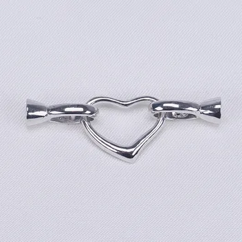 

Heart Shape Buckle Connector Jewelry Findings For DIY Jewelry Necklace Bracelet Making Jewelry Accessories