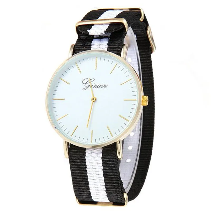 

GEMIXI Fashion Thin Dial Siamese Canvas Band Analog Quartz Wrist Watch Dress Quartz Wristwatch curren watches men