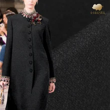 Изготовленный На Заказ из жаккардовой шерсти из ткани жаккардового переплетения элегантный благородный осенне-зимний модный материал 145 см в ширину