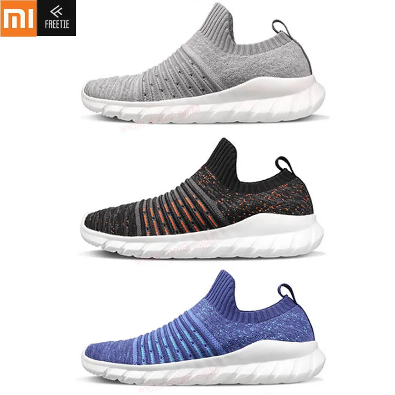 

Xiaomi Original FREETIE Flying Woven Sports Shoes Lightweight Ventilated Elastic Knitting Shoes Breathable Running Sneaker shoe
