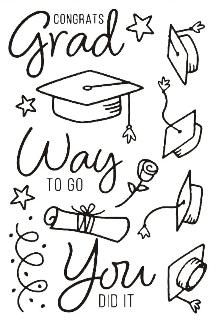 

Graduation Transparent Clear Silicone Stamp/Seal for DIY scrapbooking/photo album Decorative clear stamp L25