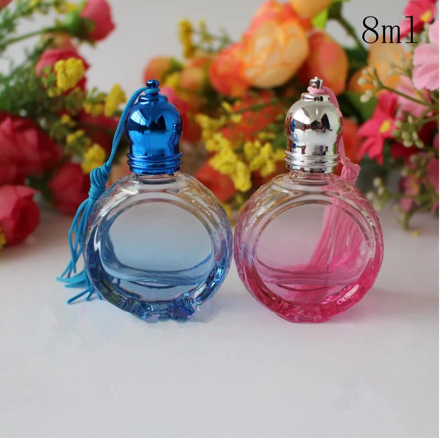 Free Shipping 8ml Colorful ball Glass Perfume Roll On Bottles Empty Parfumes Essence Oil Packaging Containers Retail Wholesale | Красота и