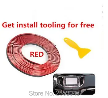 

5M Car Decorative filler strip for Jeep Grand Cherokee/Compass For Cadillac XT5 CT6 ATS XTS For Jaguar XF XJ XJS XK Accessories