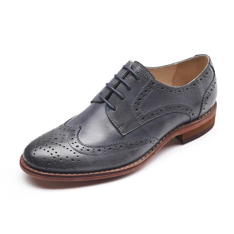 Beau Today Brand Retro British Style 2017 Women Low Heel