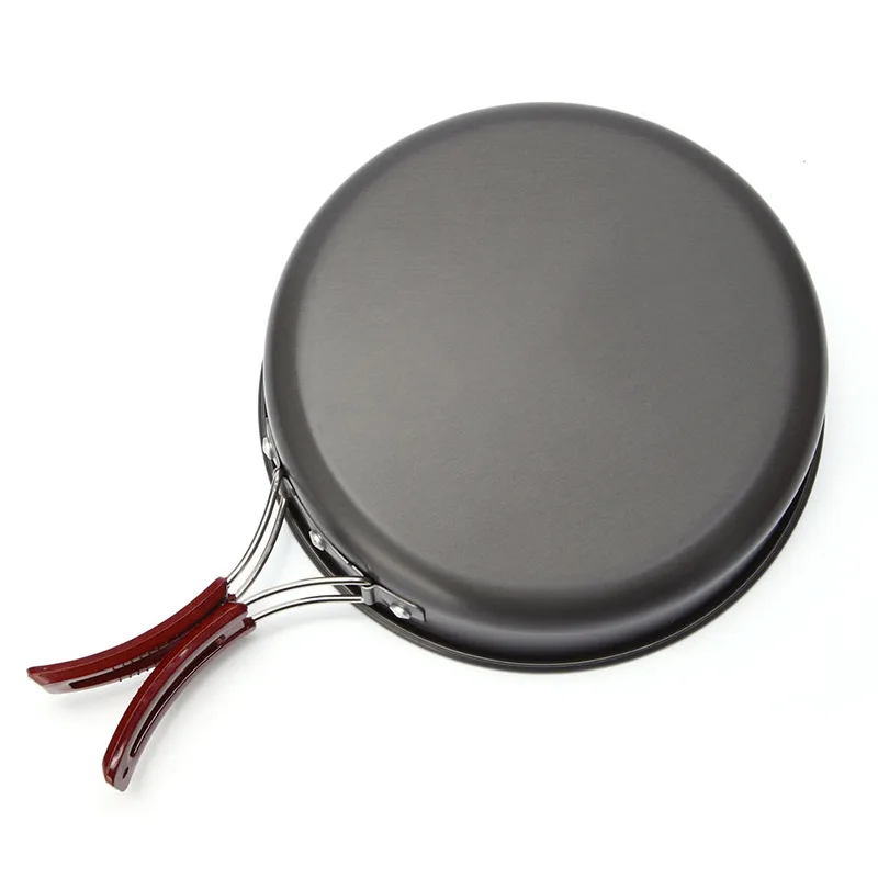 1.7L de sartén de aluminio portátil al aire libre utensilios de cocina no sartén antiadherente de cocina sartén Camping Picnic senderismo utensilios con bolsa 1.7L de sartén de aluminio portátil al aire libre utensilios de cocina no sartén antiadherente de cocina sartén Camping Picnic senderismo utensilios con bolsa