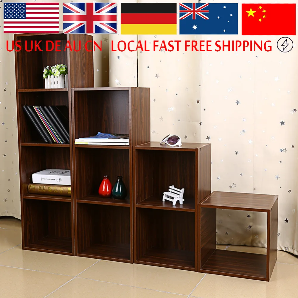 Compare Prices On Book Bookcase Online Ping Low Price 1 2 3 4 Tiers Wooden Bookcase Shelf Standing Book Shelves Storage Multi